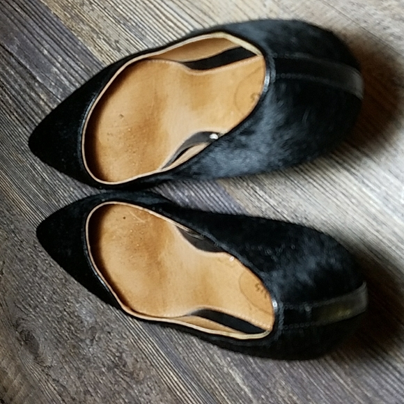 Clarks Black Leather Hair Size 8.5 pumps heels - Picture 9 of 16